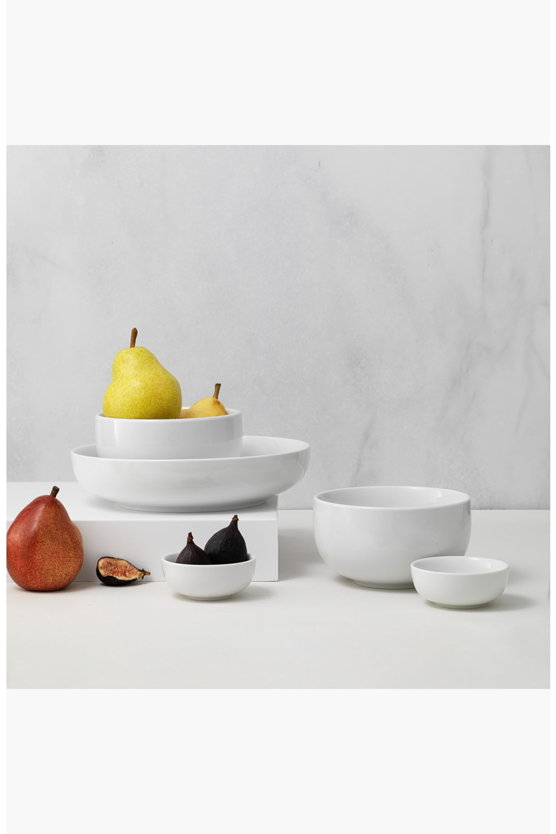 Ceramic Dinner Bowls, Alternate, color, White