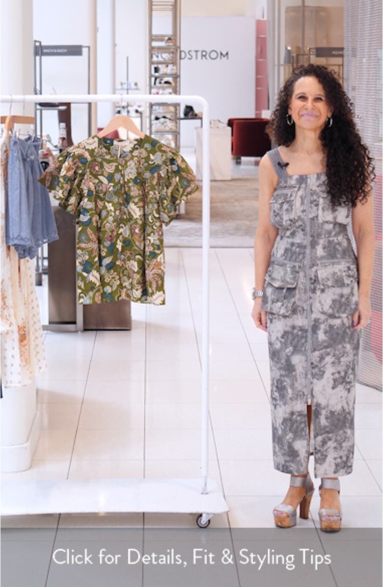 Perline Flutter Sleeve Top, sales video thumbnail