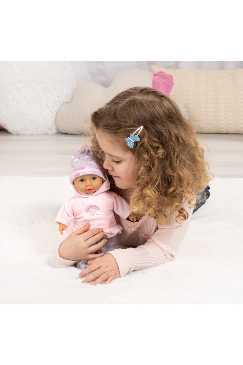 My First Baby, Pink & Rainbow Pajama Outfit, 11 Inch Soft Body Doll, Toddlers 10mo+, Alternate, color, Multicolored