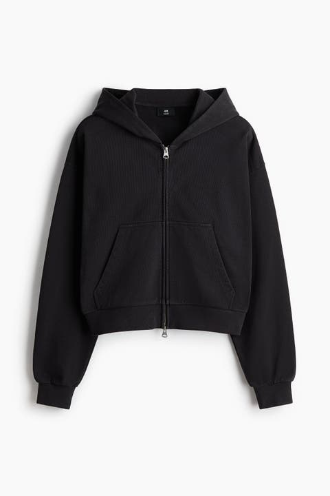 Oversized Fit Zip-through Hoodie