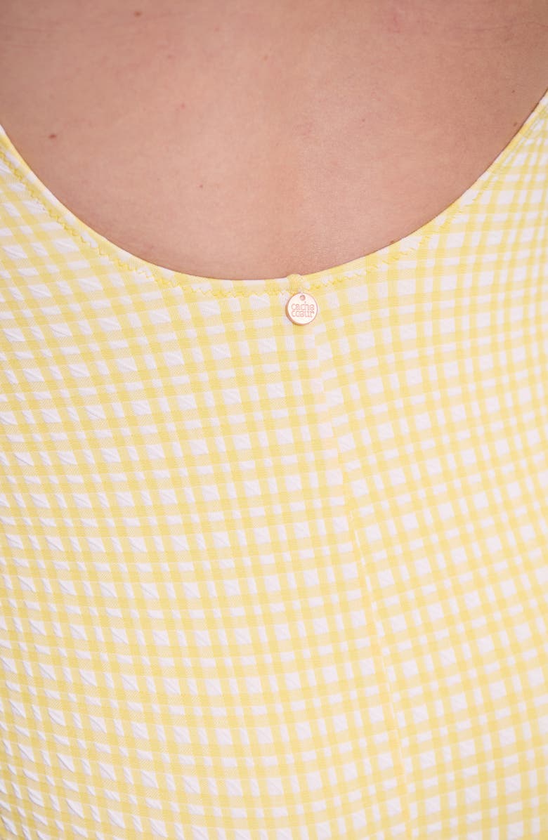 Cache Coeur Maternity Swimsuit Marty, Alternate, color, Yellow