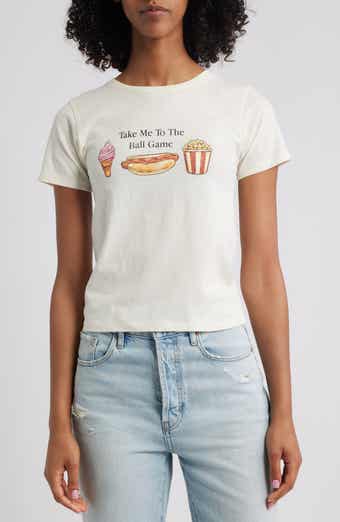 GOLDEN HOUR Take Me to the Ball Game Cotton Graphic T-Shirt