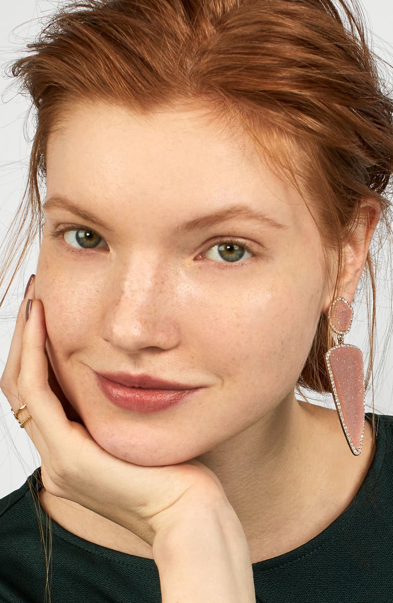 BaubleBar Ayana Hoop Earrings, Alternate, color, 