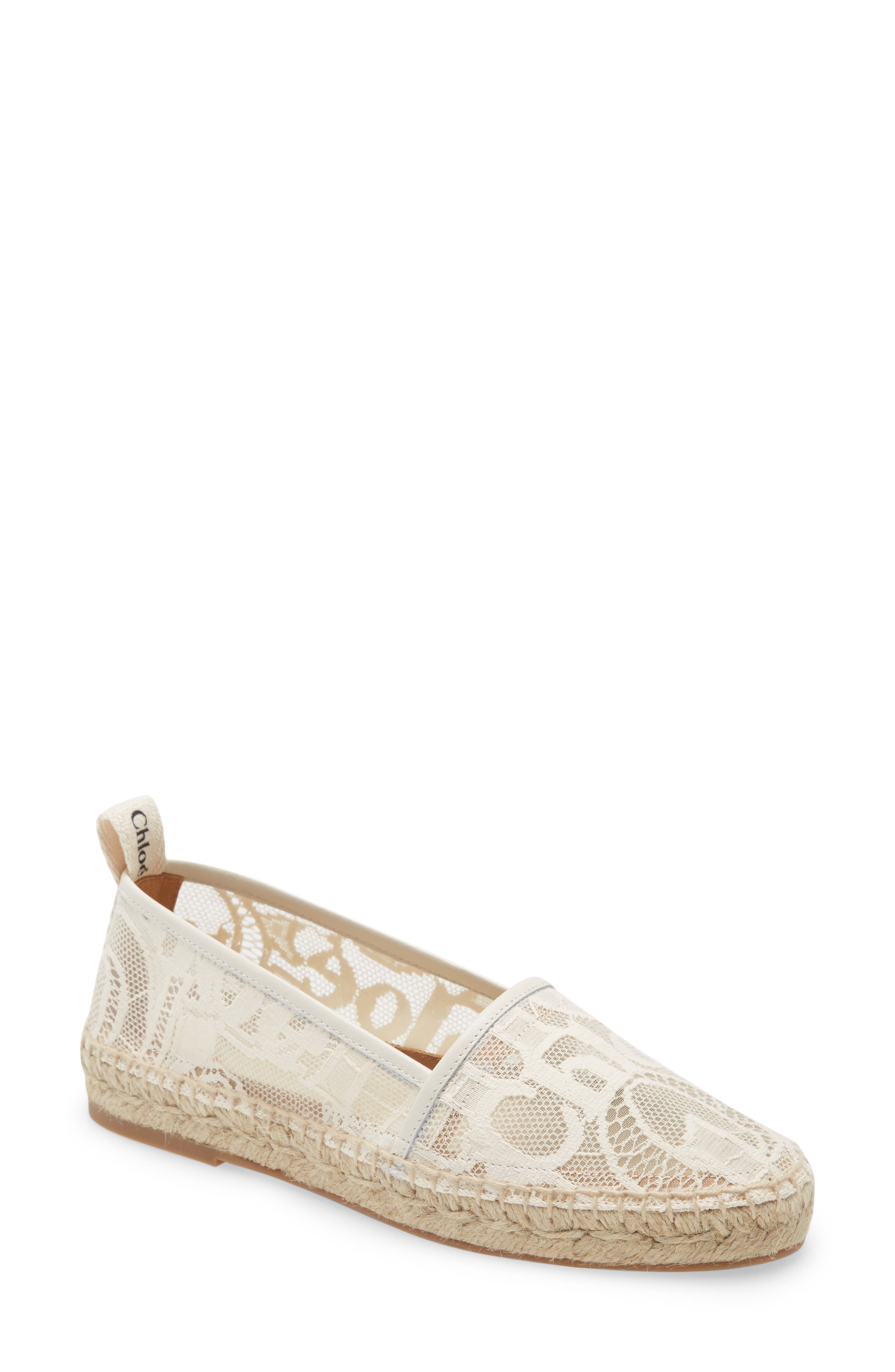 Chloé Woody Espadrille Flat, Main, color, 