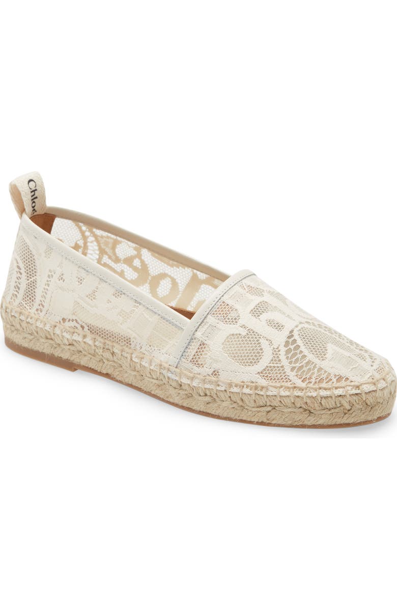Chloé Woody Espadrille Flat, Main, color,
