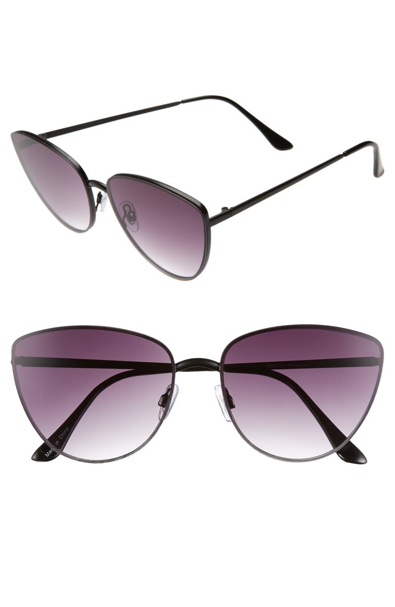 BP. Rimless Cat Eye Sunglasses, Main, color,