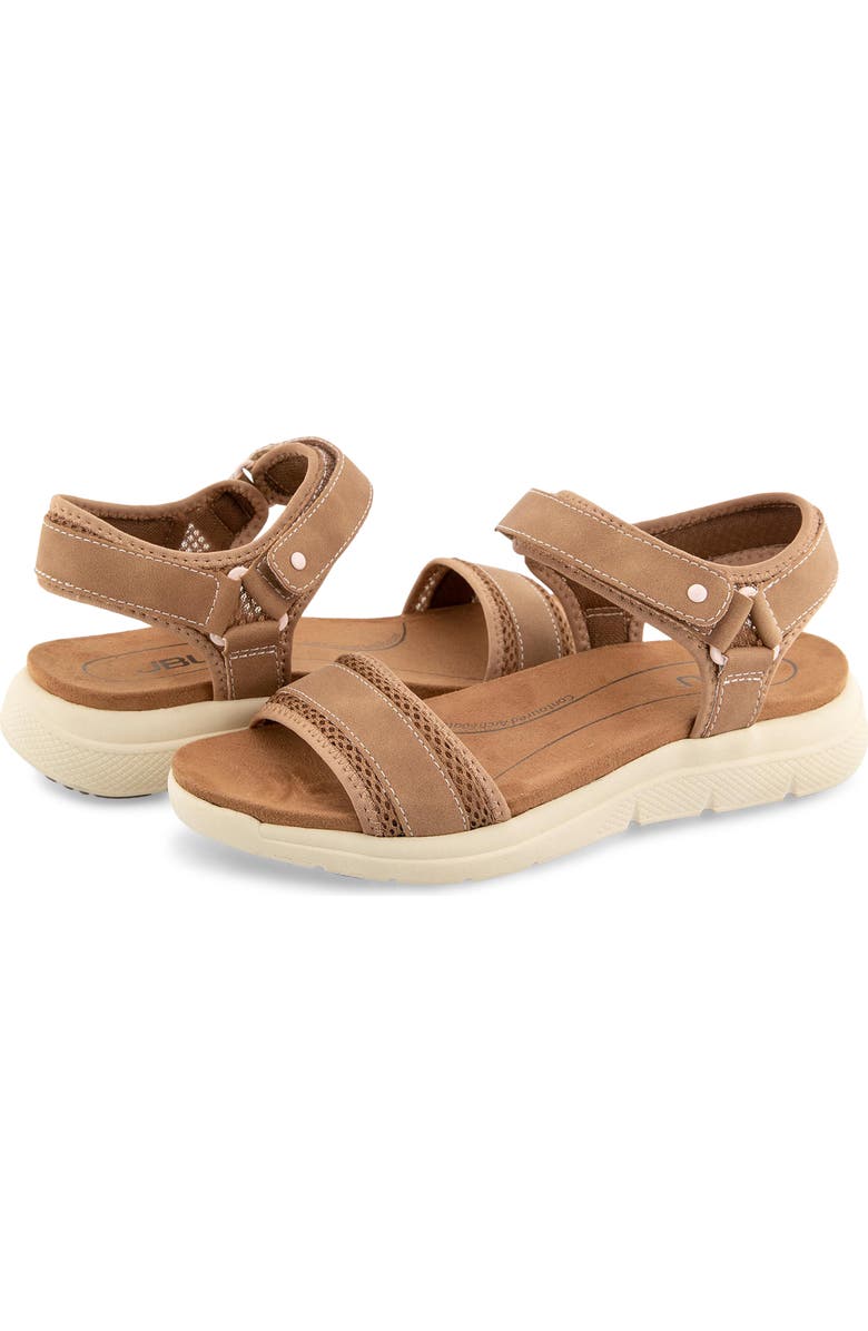 JBU Ellewood Ankle Strap Sandal, Alternate, color, Tan/ Petal