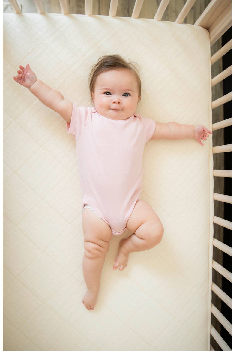Ultra Breathable Crib Mattress Cover, Alternate, color, NATURAL
