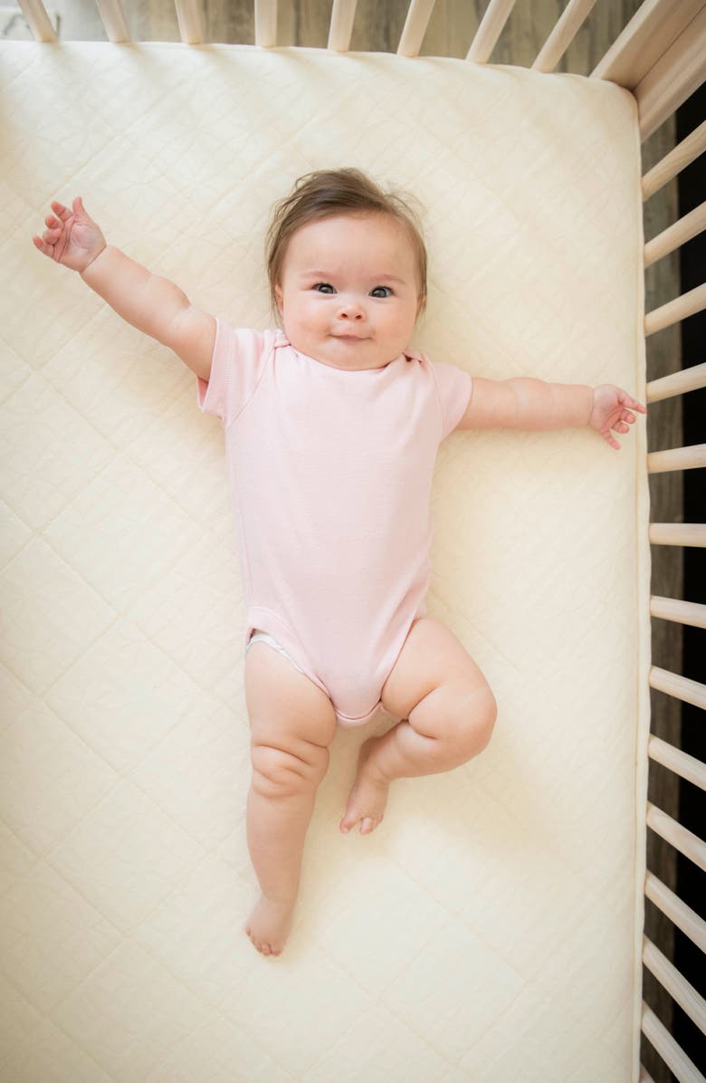 Naturepedic Ultra Breathable Crib Mattress Cover, Alternate, color, Natural