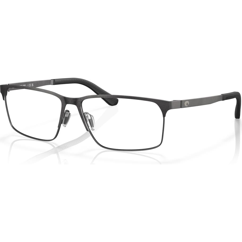 Costa 56mm Rectangle Optical Glasses In Black