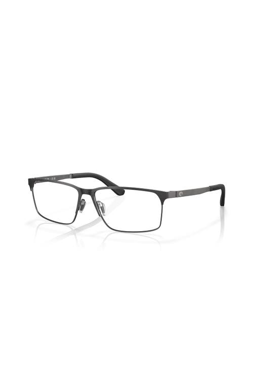 Costa 54mm Rectangle Optical Glasses In Black