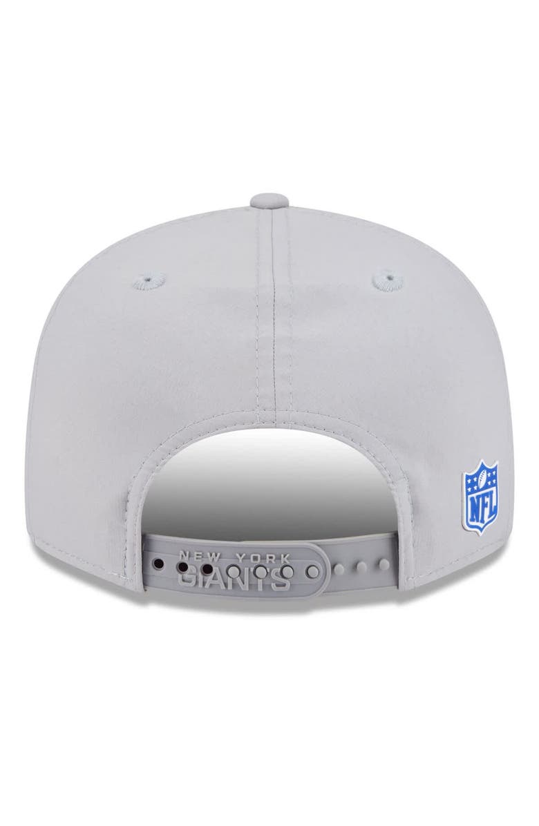 New Era Men's New Era Gray New York Giants 2025 Sideline Split Panel 9FIFTY Snapback Hat, Alternate, color, Gray
