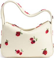 Khaite Small Elena Embroidered Leather Shoulder Bag