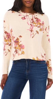 Vince Camuto Electric Bouquet Sweater