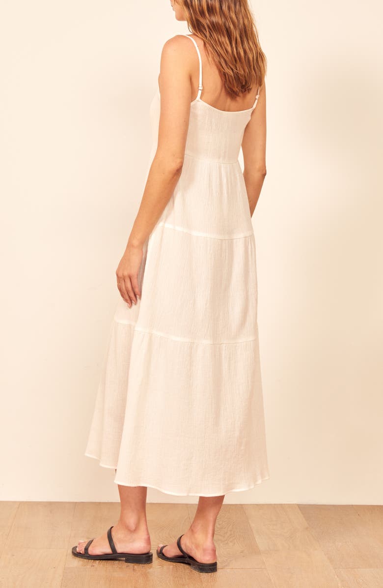 Reformation Ozark Organic Cotton Dress, Alternate, color, 