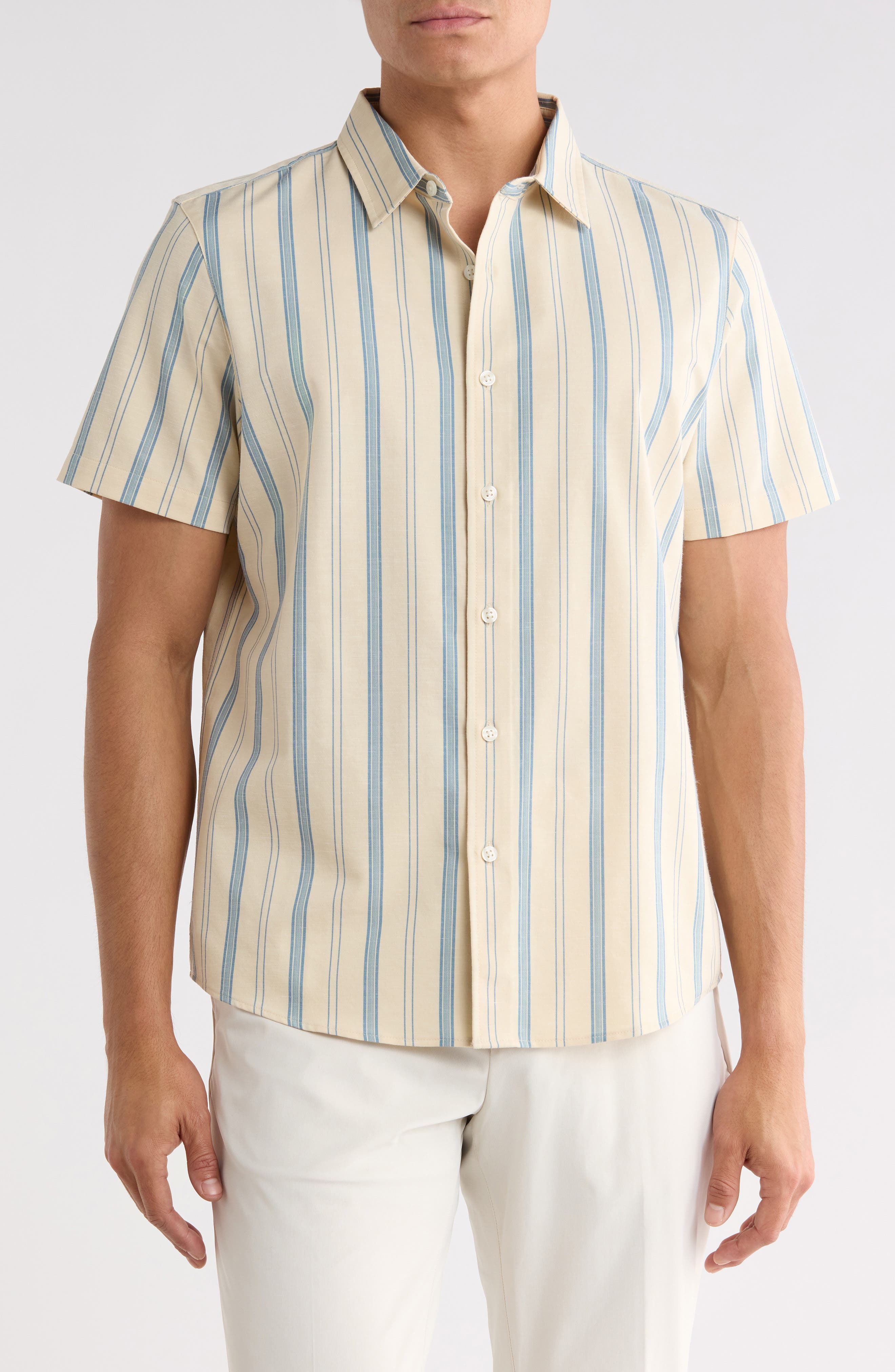 Brezza Short Sleeve Button Up Shirt