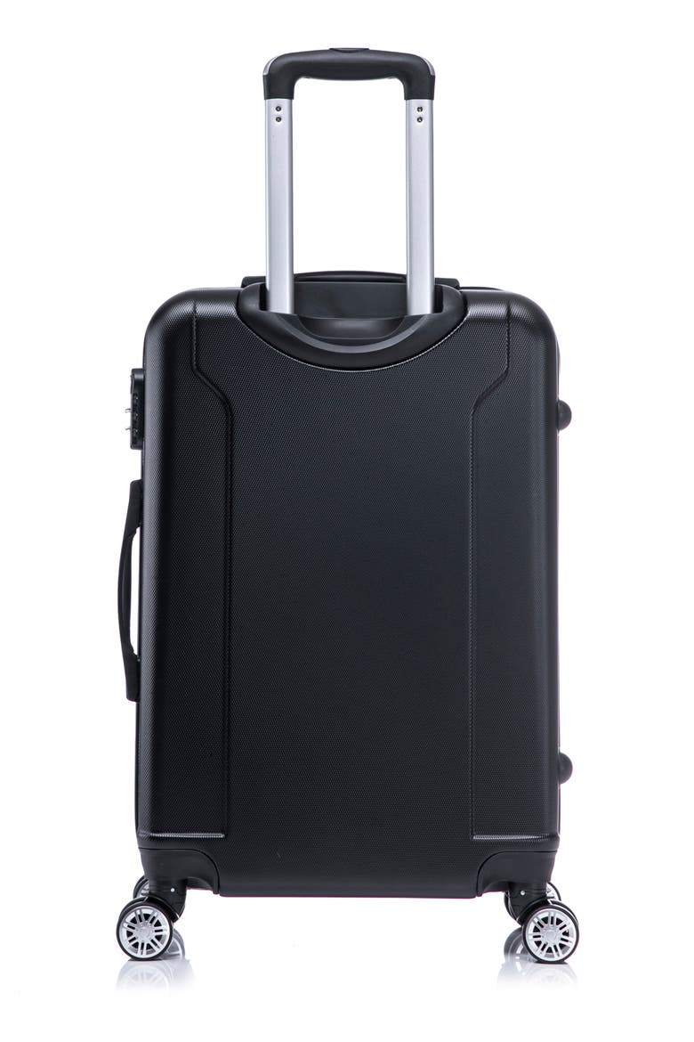 Lustria Hardshell 3-Piece Spinner Luggage Set, Alternate, color, BLACK