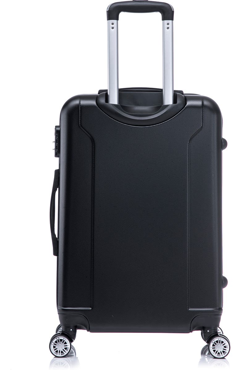 TUCCI Lustria Hardshell 3-Piece Spinner Luggage Set, Alternate, color, Black