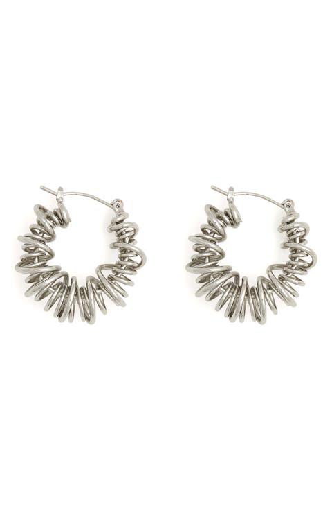 Riele Spiral Hoop Earrings