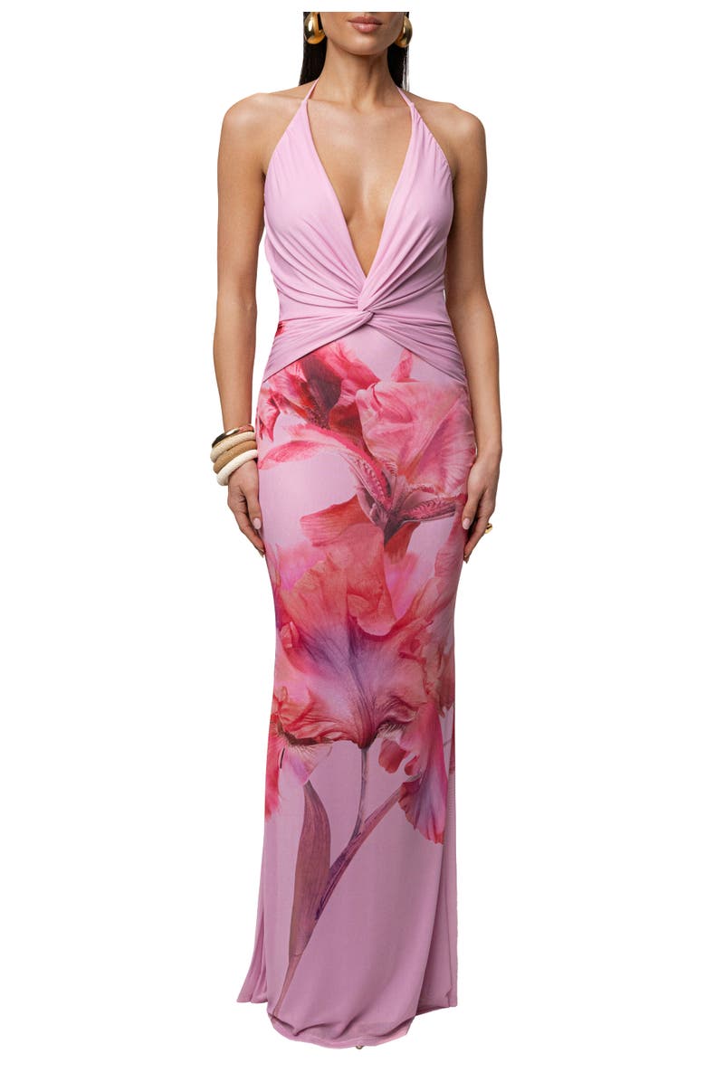 JLUXLABEL Floral Coastal Bloom Maxi Dress, Main, color, Pink