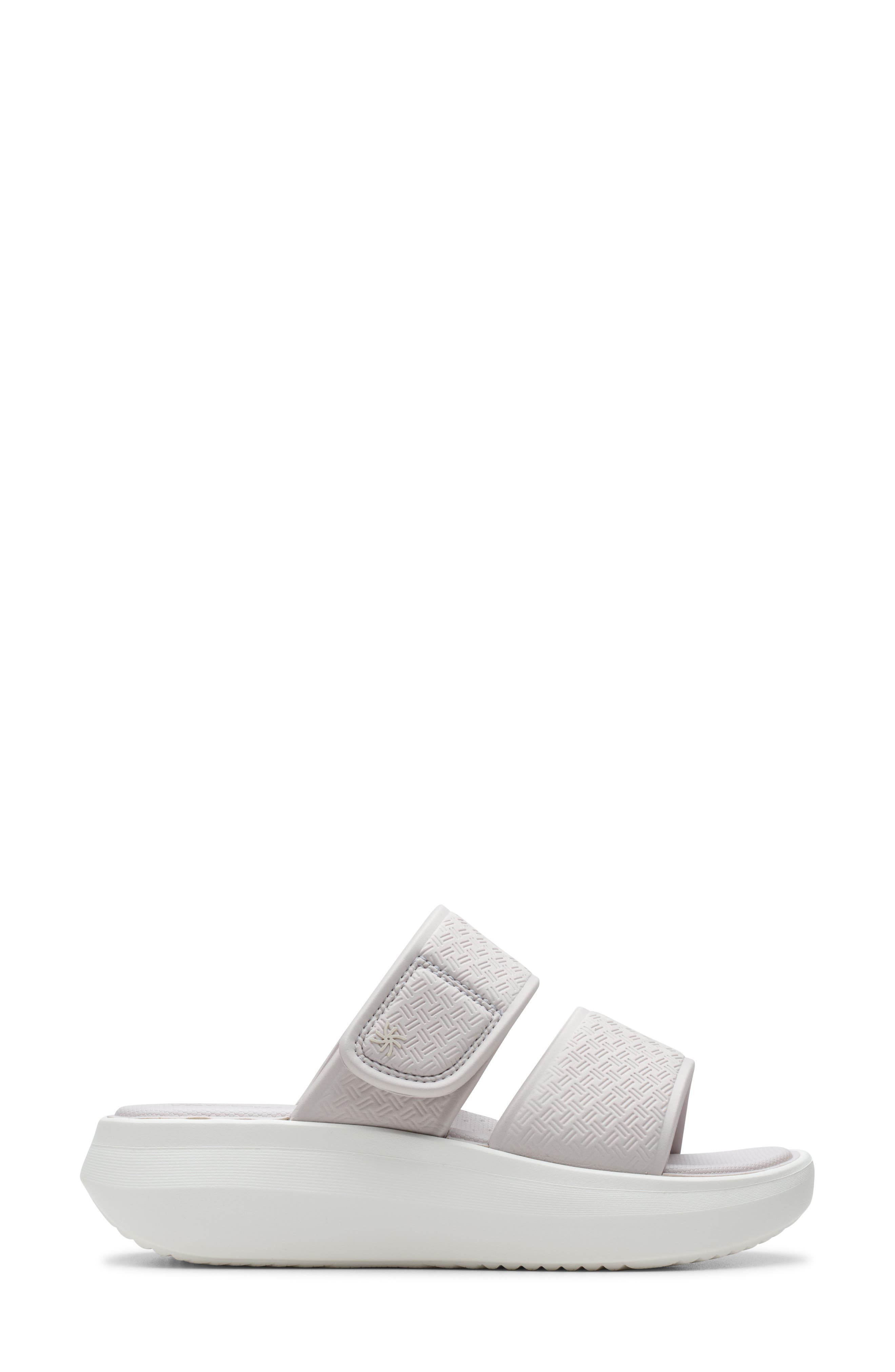 Solevana Star Platform Slide Sandal, Alternate, color, PALE GREY
