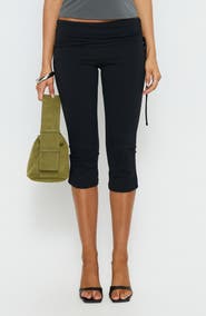 Princess Polly Bailor Channel Waistband Capri Pants