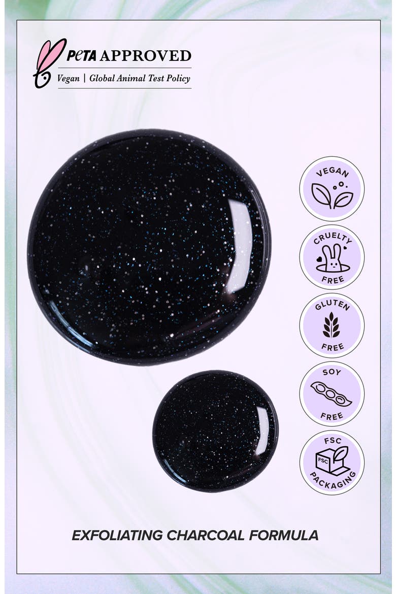 Space Kitten Exfoliating Charcoal Peel Off Mask, Alternate, color, NO COLOR