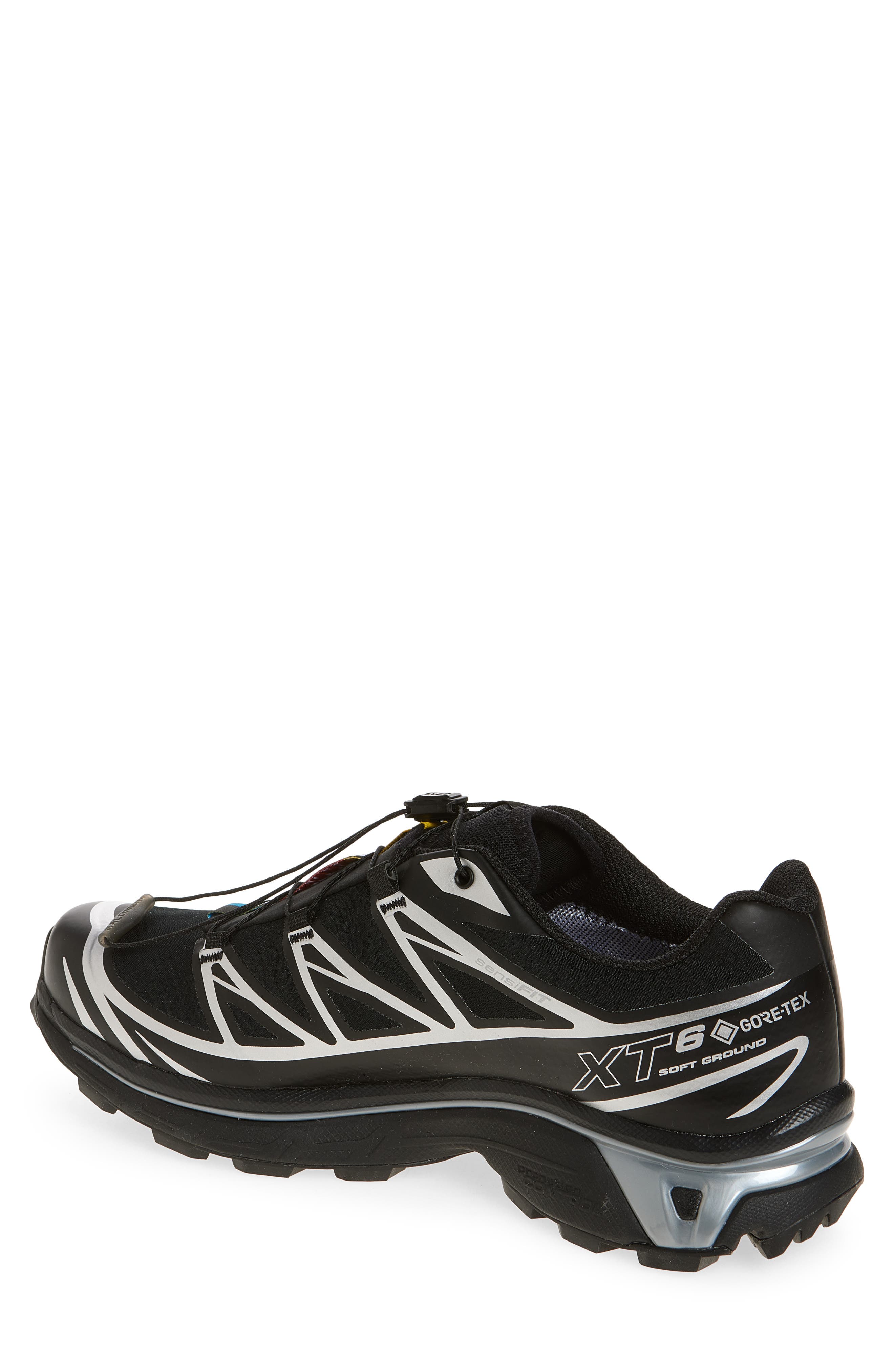 Salomon Gender Inclusive XT-6 Gore-Tex<sup>®</sup> Waterproof Sneaker, Alternate, color, Black/ Black/ Ftw Silver