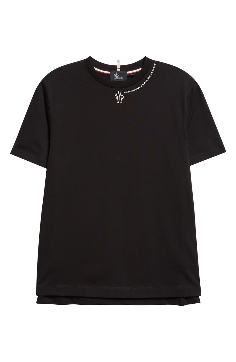Moncler Logo Graphic T-Shirt, Alternate, color, Black