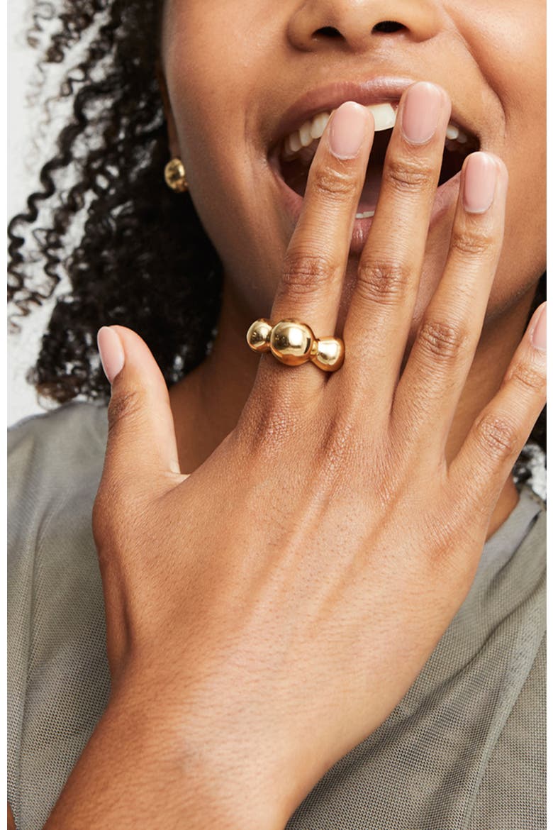 Core Trio Ring, Alternate, color, Gold