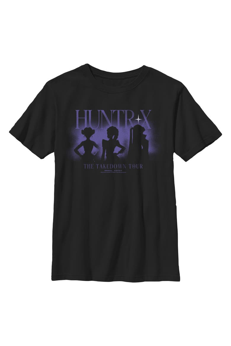 Boys' The Takedown Tour Silhouette Graphic Short Sleeve T-Shirt, Main, color, Black