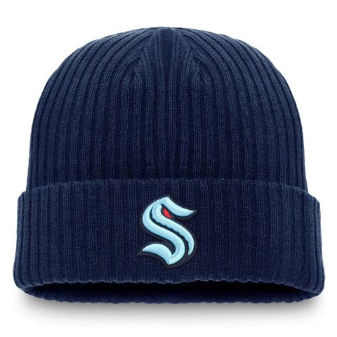Men's Fanatics Deep Sea Blue Seattle Kraken Component Cuffed Knit Hat