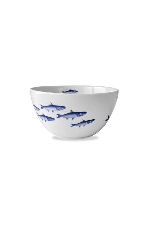 Caskata School Of Fish Cereal Bowl In Blue