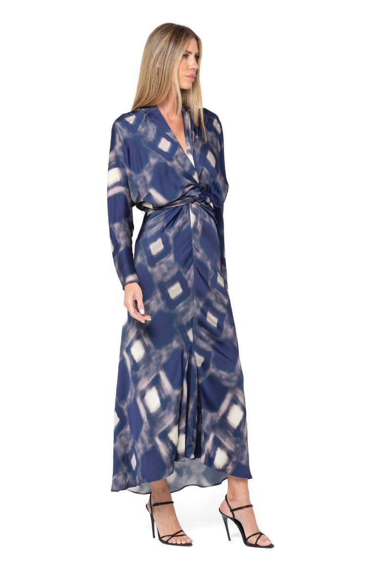 Celine Dress, Alternate, color, INDIGO BRICK