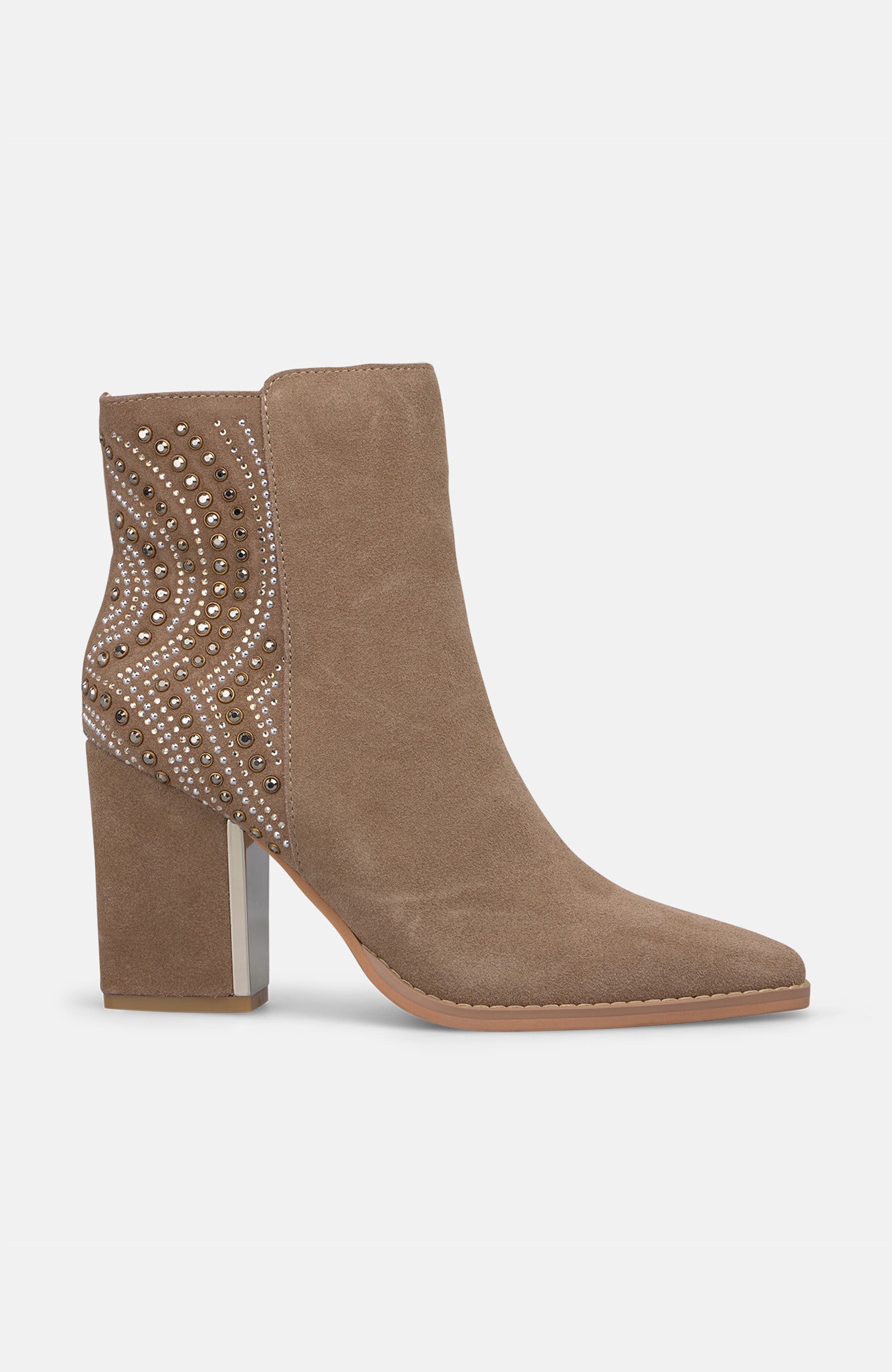 Ankle Boot Studded Design, Alternate, color, Vison