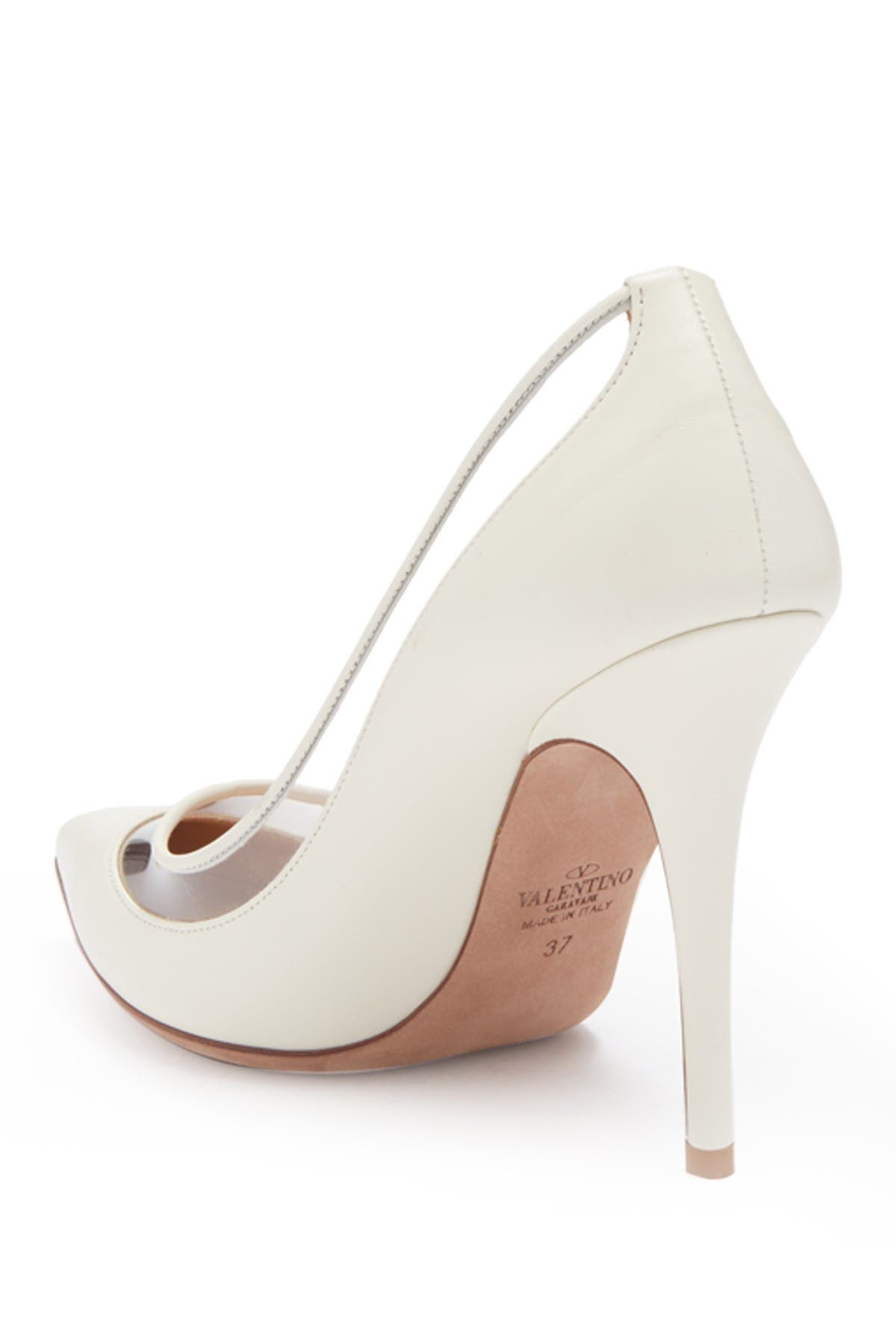 Valentino Garavani Glassglow Pointy Toe Pump, Alternate, color, 