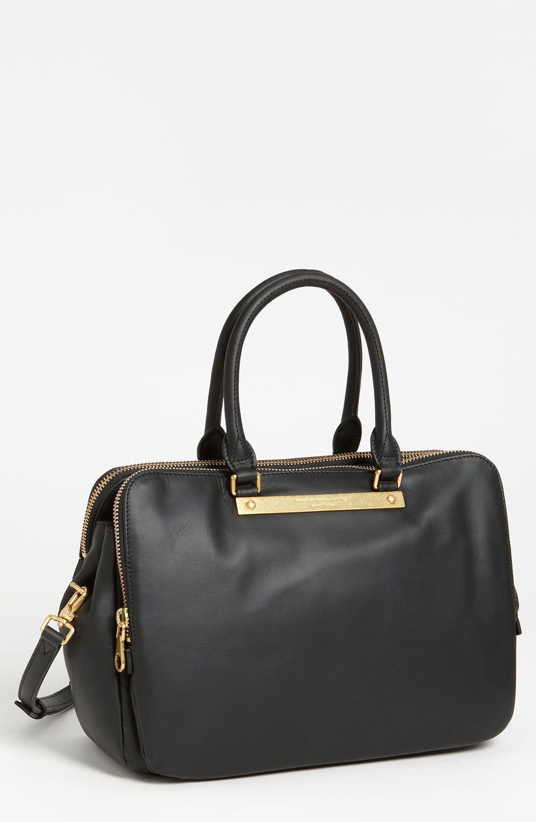 MARC BY MARC JACOBS 'Goodbye Columbus' Tote, Main, color, BLACK