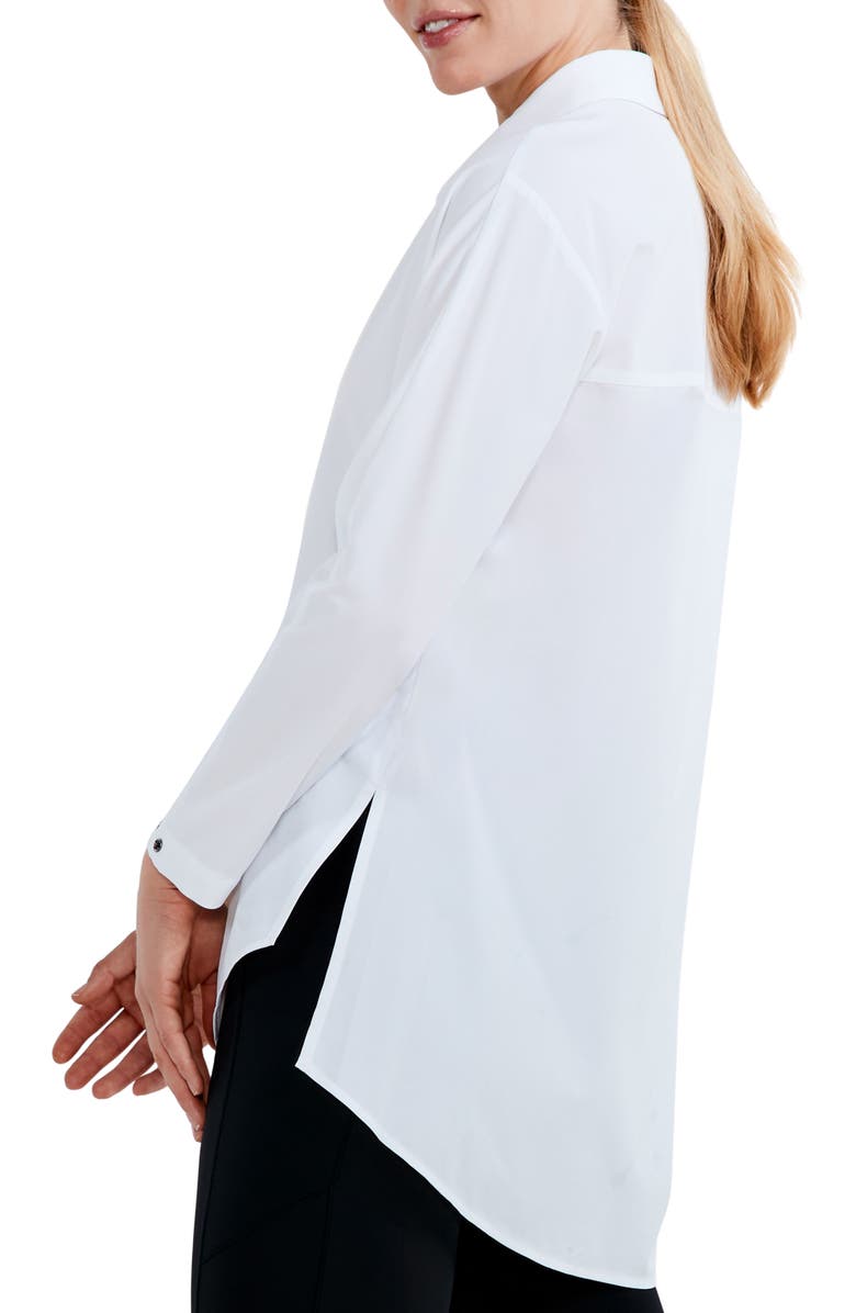 NZ ACTIVE by NIC+ZOE UPF 50+ Stretch Shirt, Alternate, color, Paper White