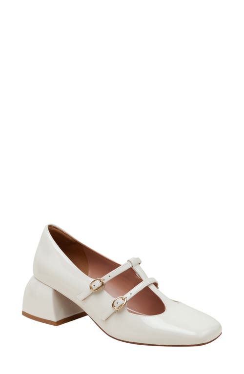 Linea Paolo Maurice Mary Jane Pump in Ivory 