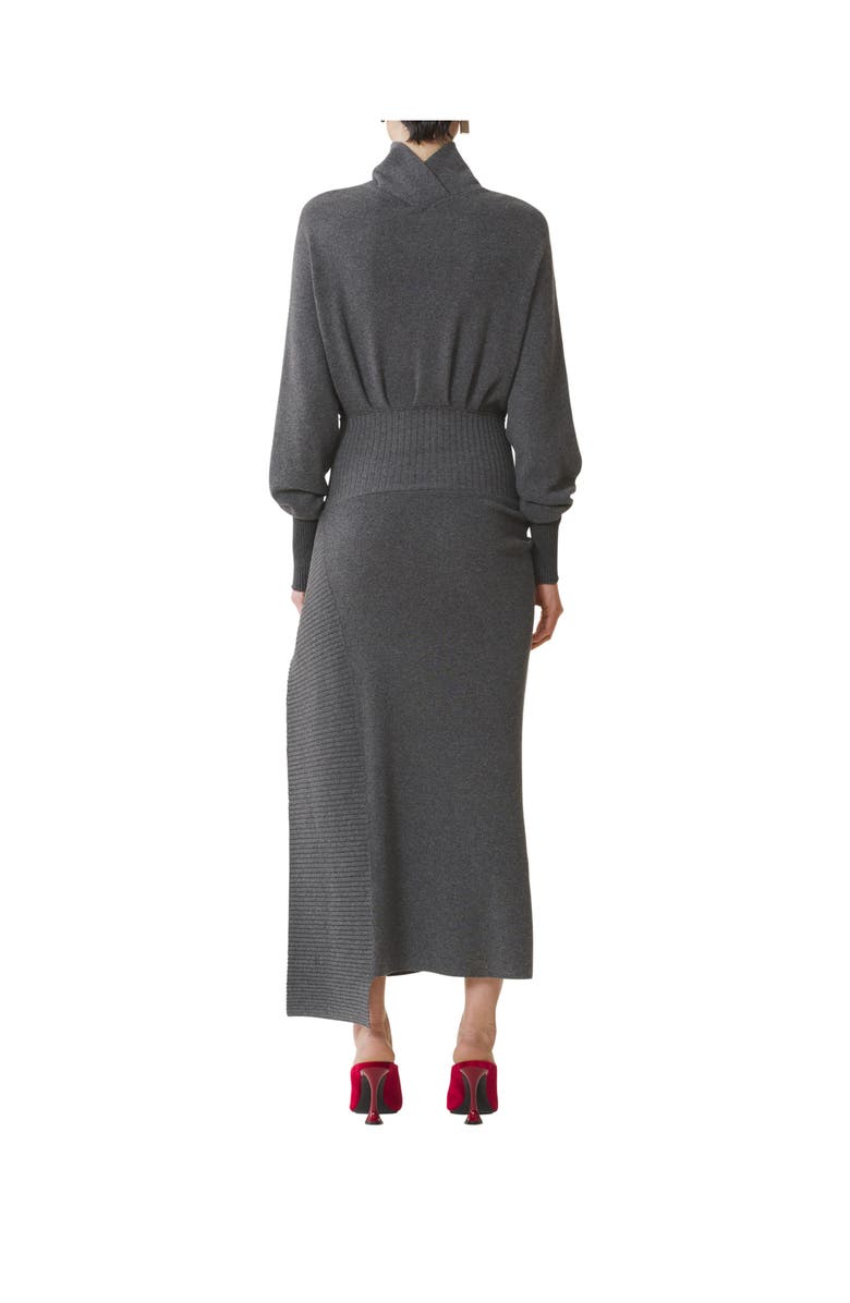 Lanvin Wool And Cashmere Midi Dress, Alternate, color, Dove