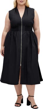 City Chic Cece Sleeveless A-Line Dress