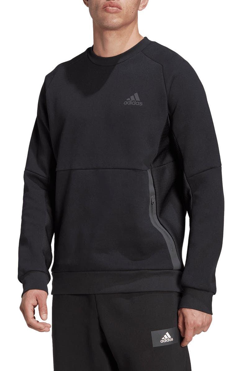 adidas Designed for Gameday Crewneck Sweatshirt, Main, color,