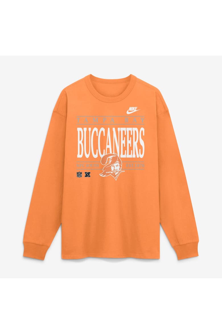 Men's Nike Orange Tampa Bay Buccaneers Red Zone Long Sleeve Max90 T-Shirt, Main, color, Orange