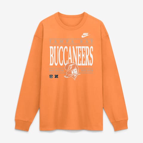 Men's Nike Orange Tampa Bay Buccaneers Red Zone Long Sleeve Max90 T-Shirt