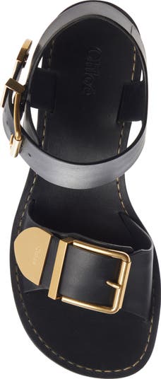 在庫わずか◆Chloe Rebecca leather sandals レザー サンダル CHLOÉ Rebecca レザーサンダル | NET-A-PORTER