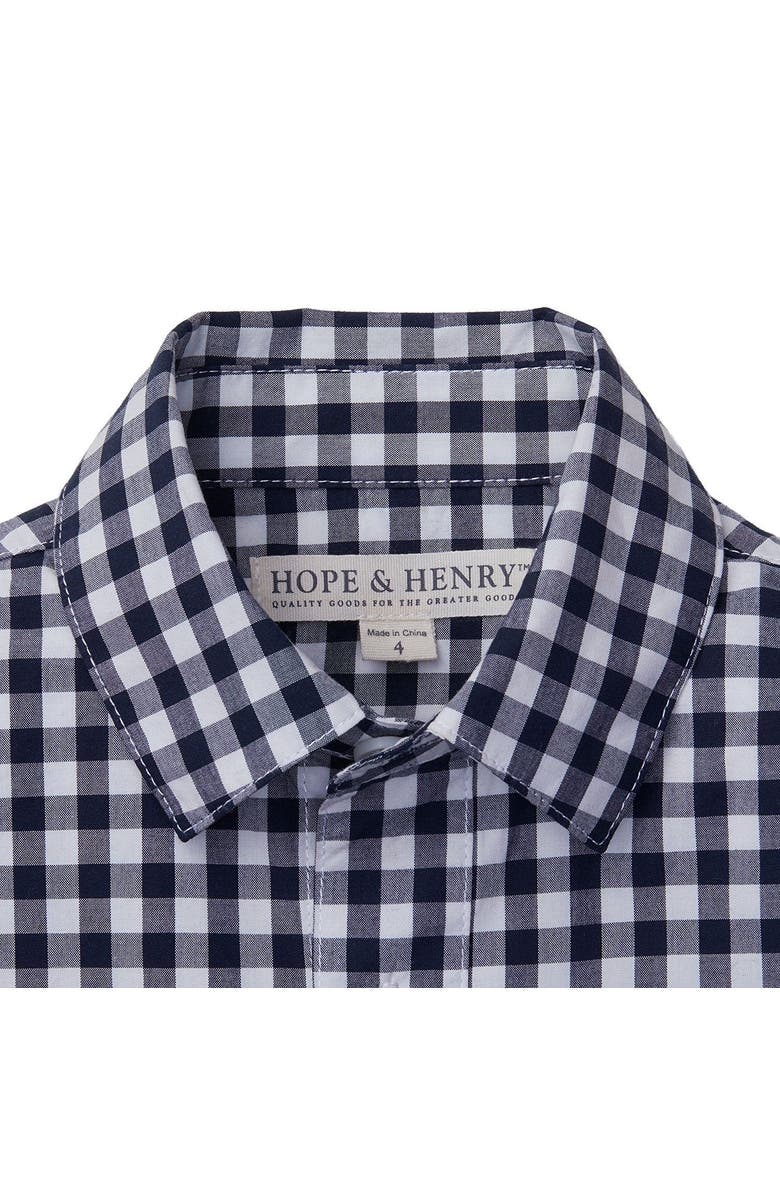 Hope & Henry Boys' Organic Poplin Button Down Shirt, Infant, Alternate, color, 