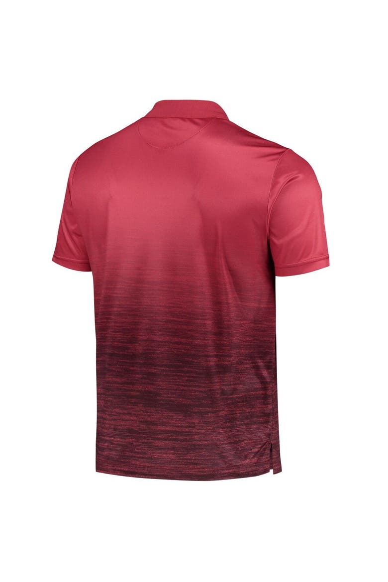 Men's Colosseum Cardinal Arkansas Razorbacks Marshall Polo, Alternate, color, Cardinal