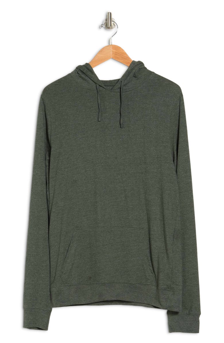 UNSIMPLY STITCHED Supersoft Hoodie, Alternate, color, Heather Dark Green