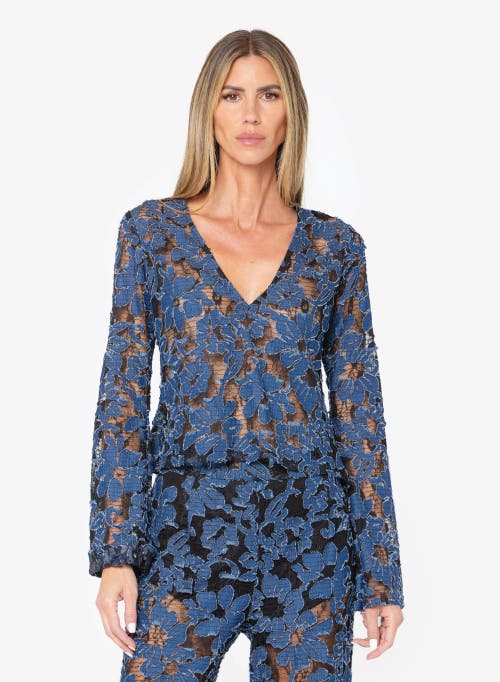Jbq Selena Top In Blue