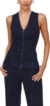 Bella Dahl Seamed Zip Vest